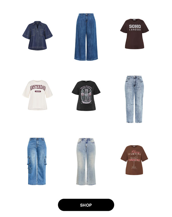 Shop 50% Off* All Online Exclusive Denim & Tees