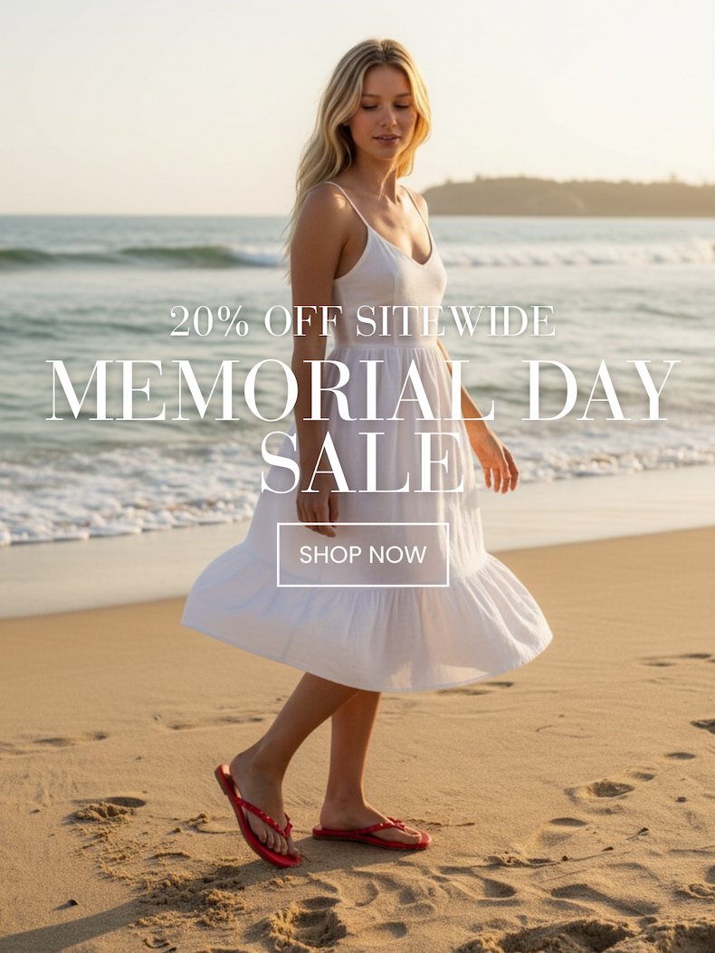 Save 20% off sitewide with code MEMORIALDAY at checkout