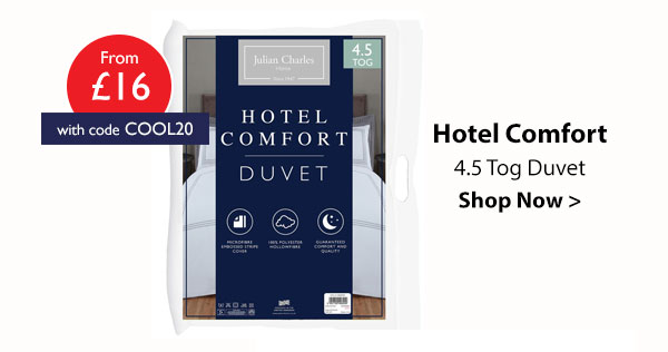 Hotel Collection Comfort 4.5 Tog Cool Summer Duvet