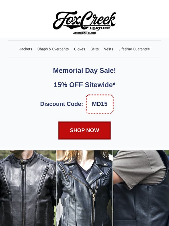 Memorial Day Sale: 4 Days Left to Save