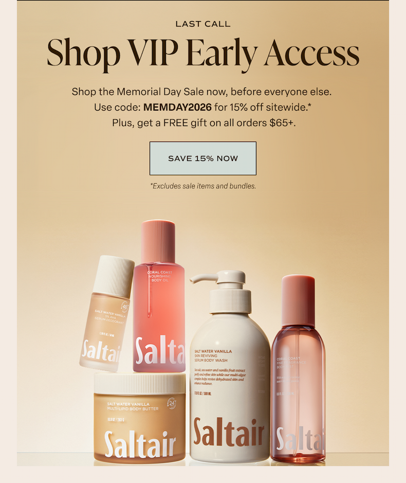 Memorial Day Sale 2026
