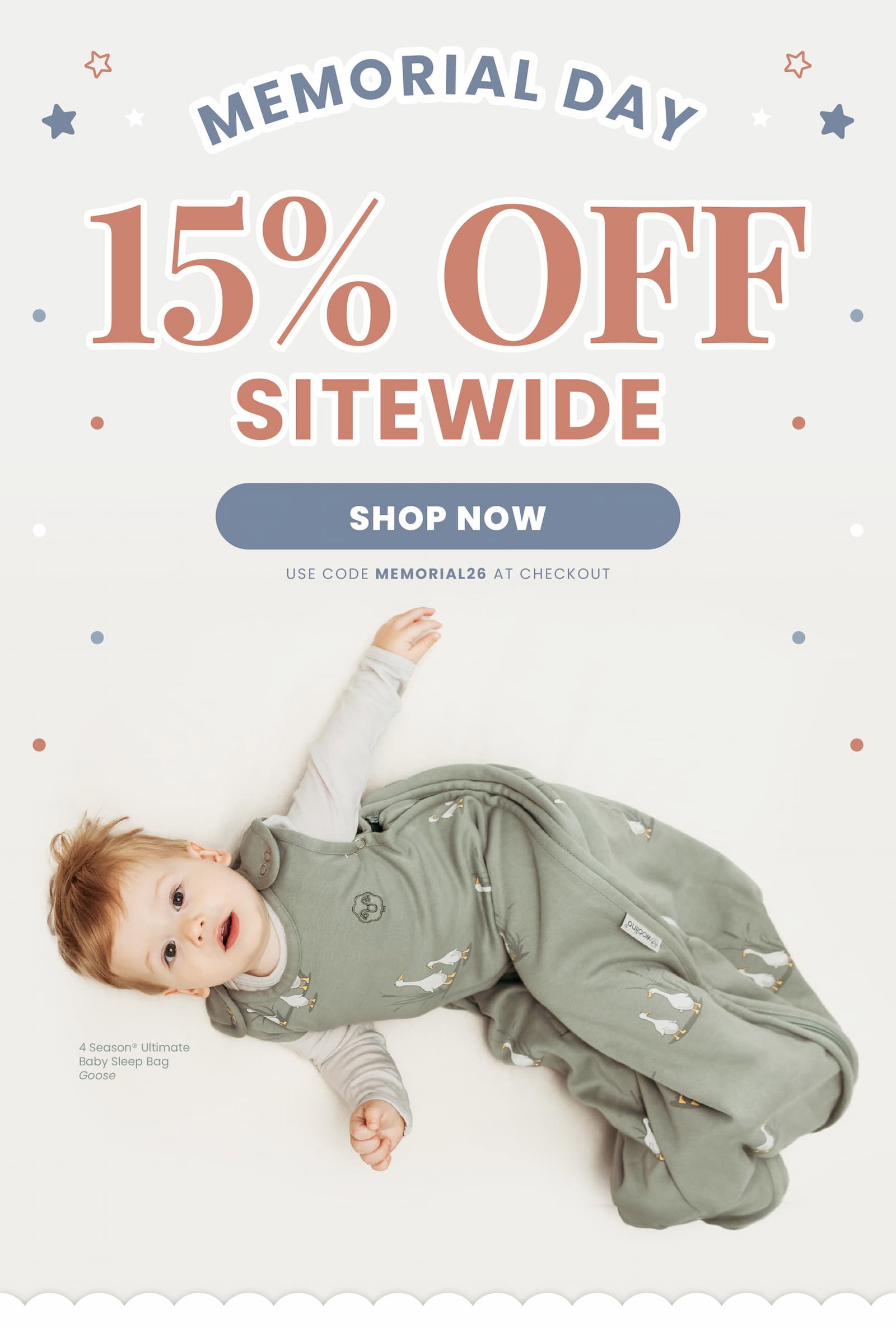 Memorial Day 15% OFF Sitewide Shop Now. Use code MEMORIAL26 at checkout.