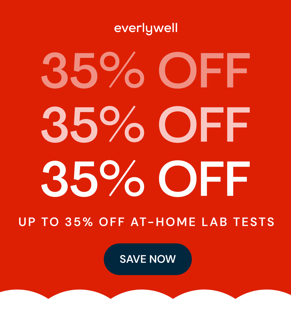 up to 35% OFF at-home lab tests
