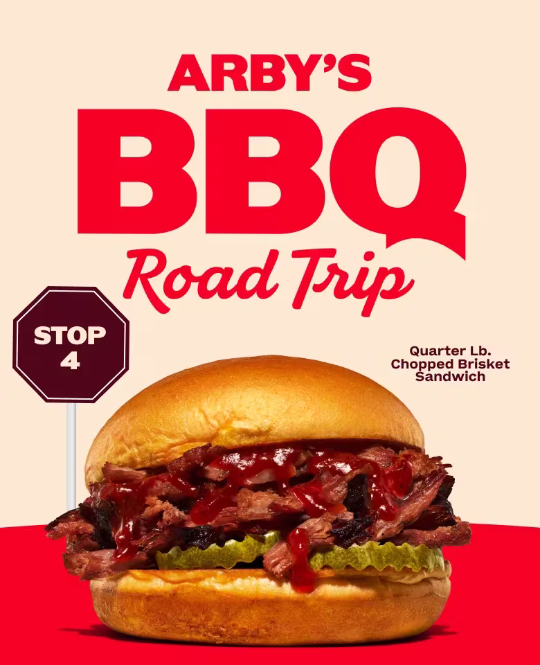 Arby's BBQ Road Trip Stop 4: Quarter Lb. Chopped Brisket Sandwich