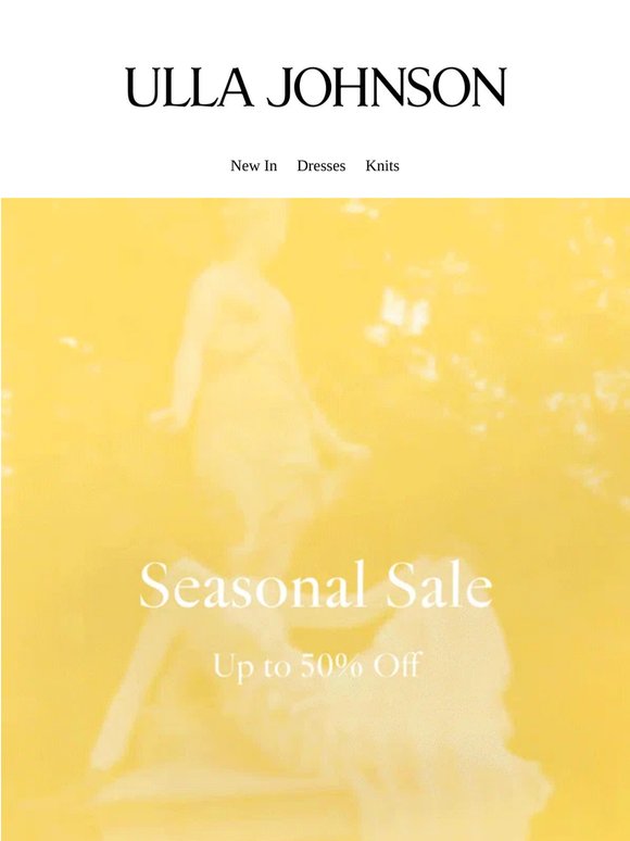 Now On: Seasonal Sale