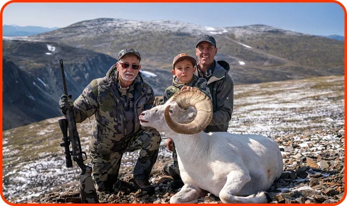 Multi-generational hunting trip
