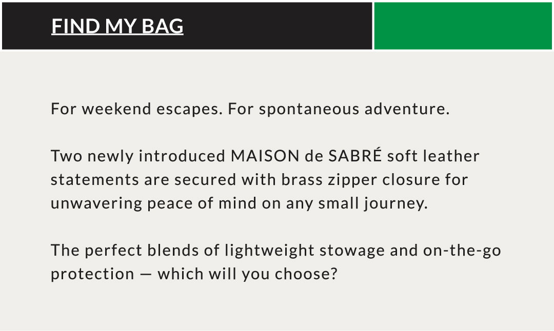 FIND MY BAG