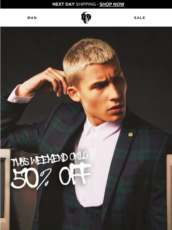10 years an icon. 50% off this weekend.