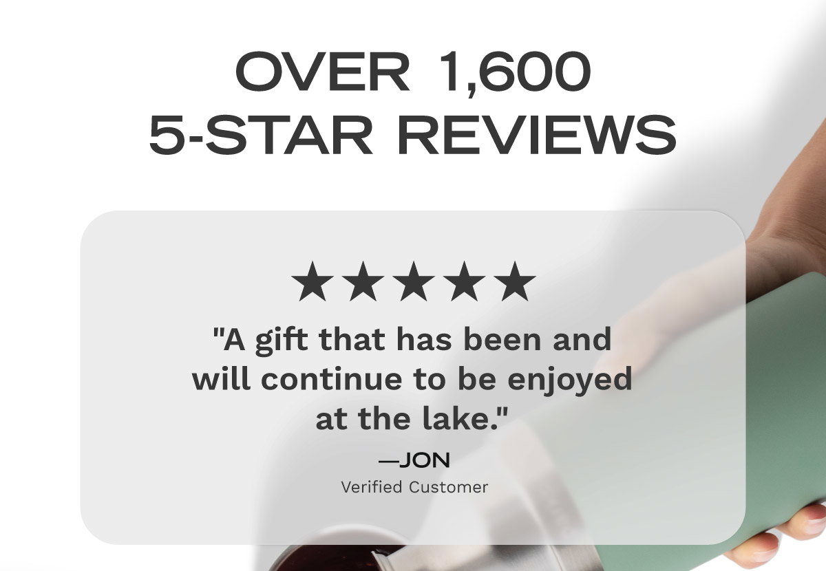 Over 1,600 5-Star Reviews