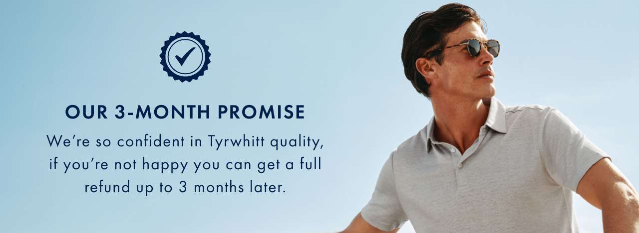 We have a generous 3 month guarantee policy