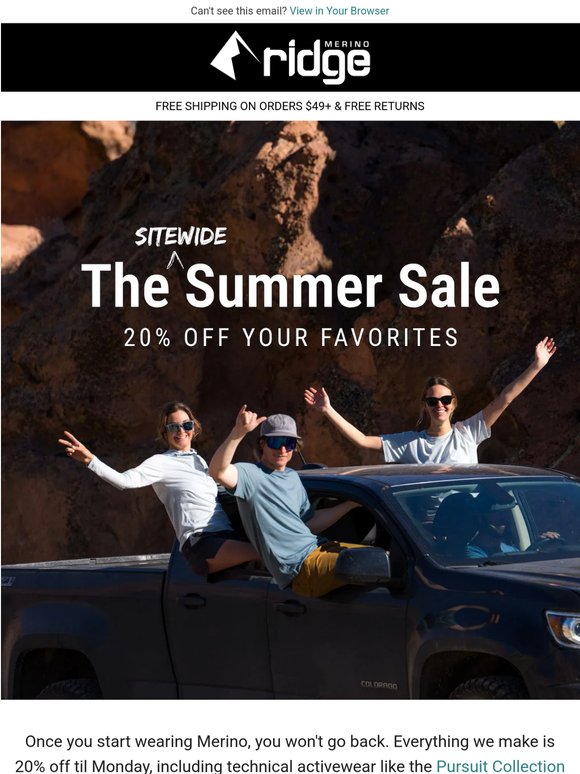 Everything is on sale