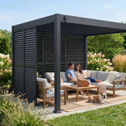 12x16 Santa Monica Gazebo in backyard