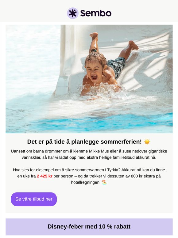 ✨ Enda flere tilbud til barnefamilier