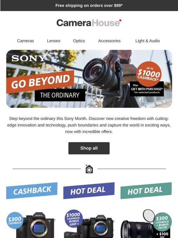 Final days of Sony month savings!