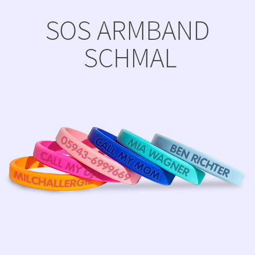 SOS-Armband Schmal