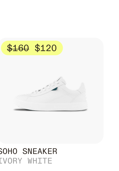 Soho Sneaker Ivory White