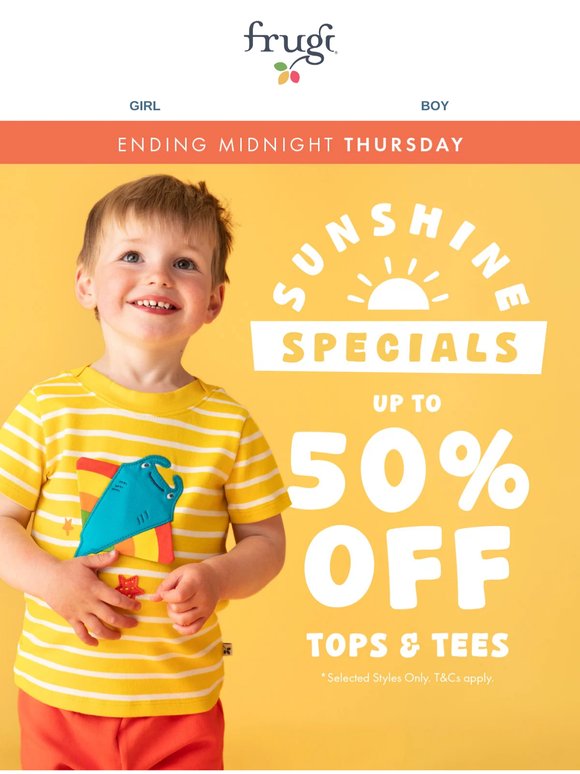 Up to 50% off Tops and Tees? Don’t miss this ☀️