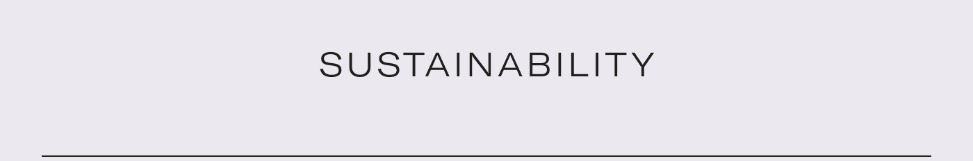 Sustainability