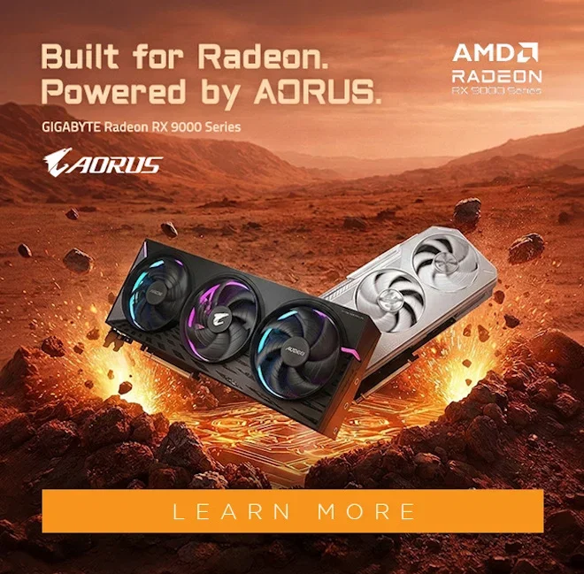 VENDOR Gigabyte AMD RX 9000 Series Graphics Cards