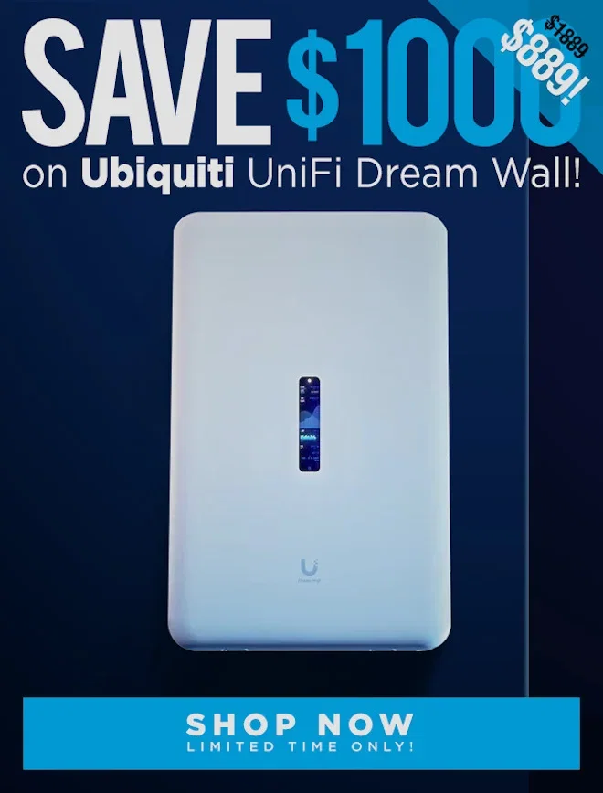 SAVE Ubiquiti UniFi Dream Wall!