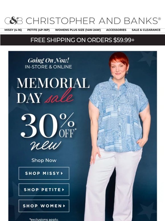 Ready, Set, Shop The Memorial Day Sale!