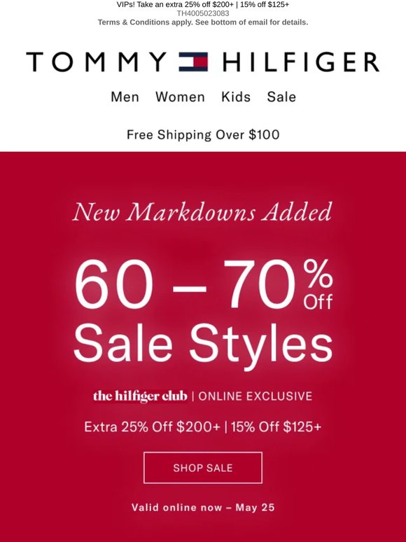 NEW markdowns, HOT deals 🔥 60–70% off SALE