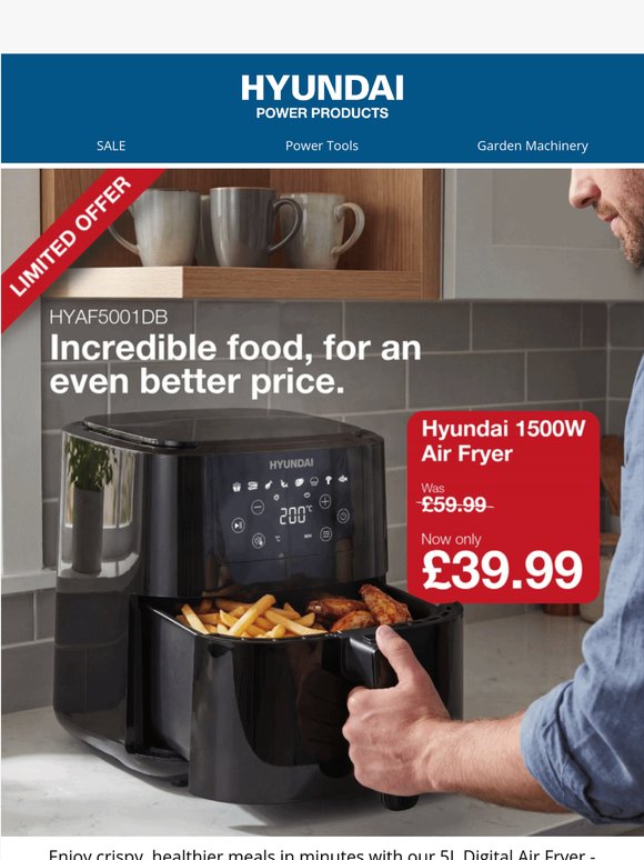 ⌛ Limited-Time Offer - Save £20 on Our Air Fryer!