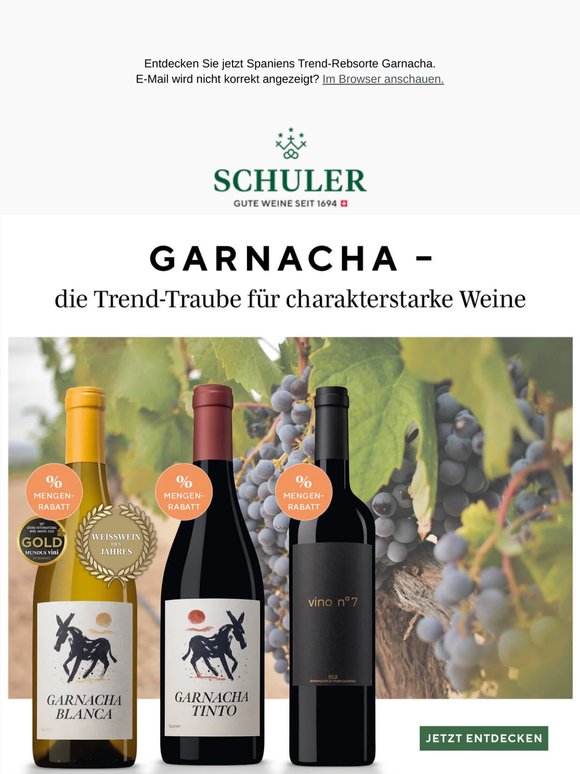 Entdecken Sie die Kraft der Garnacha 🍷