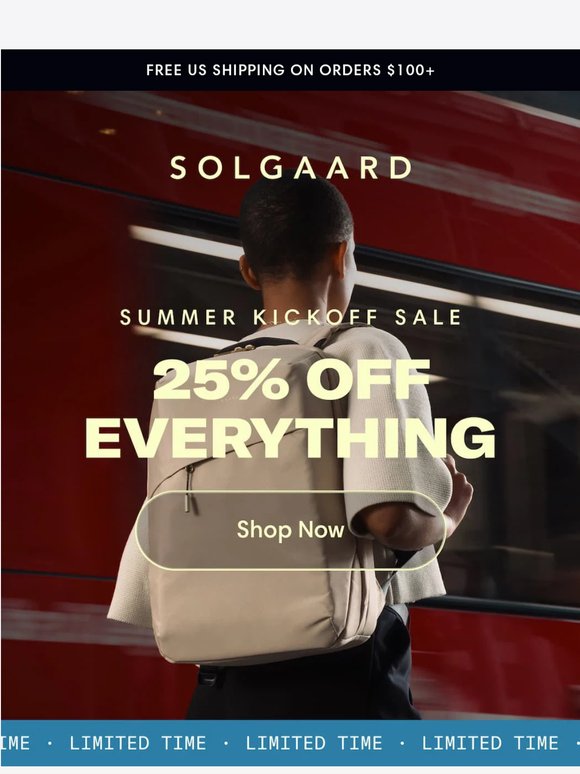 Find Your Trusted Pack: 25% Off Sitewide