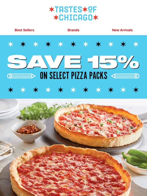 Get 4+ Pizzas at 15% Off 🍕🍕🍕🍕