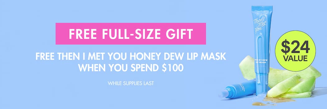 free then i met you honey dew lip mask