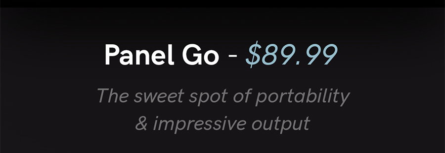 The Panel Go for $89.99.