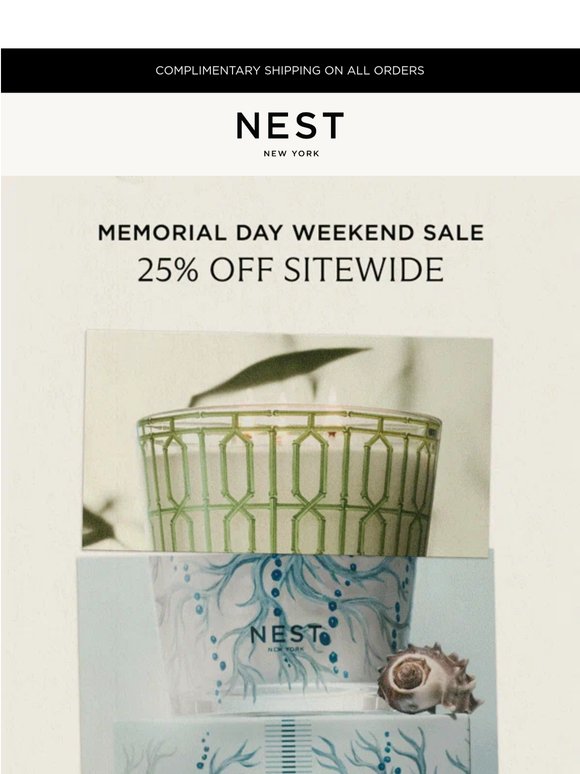 25% off for the first time