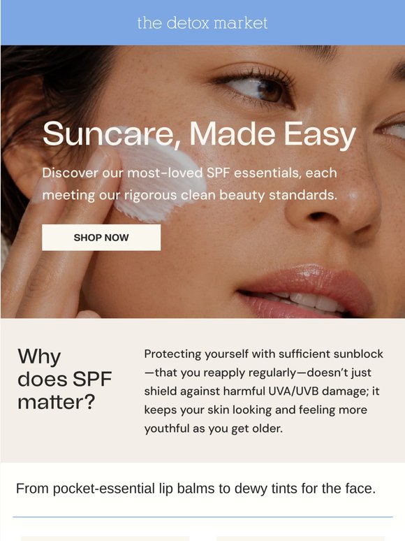 Stay Sun Safe With These Clean & Kind SPFs