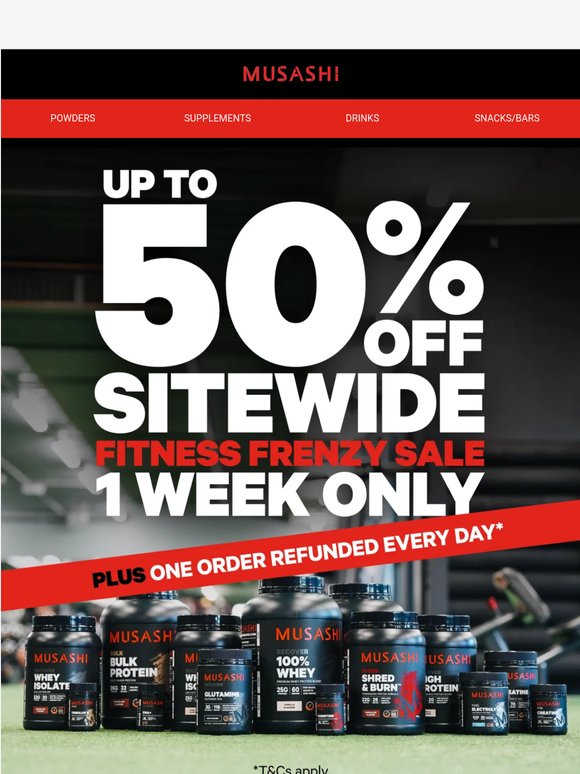 Up to 50% OFF ends SOON 👀