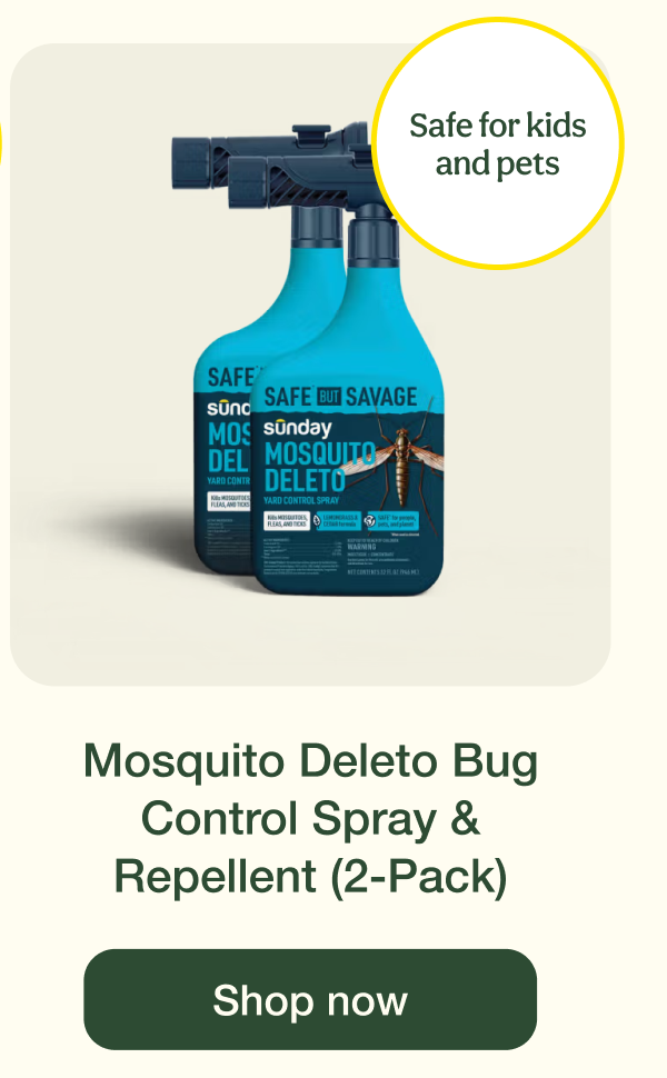 Mosquito Deleto Bug Control Spray & Repellent (2-Pack) | Shop now
