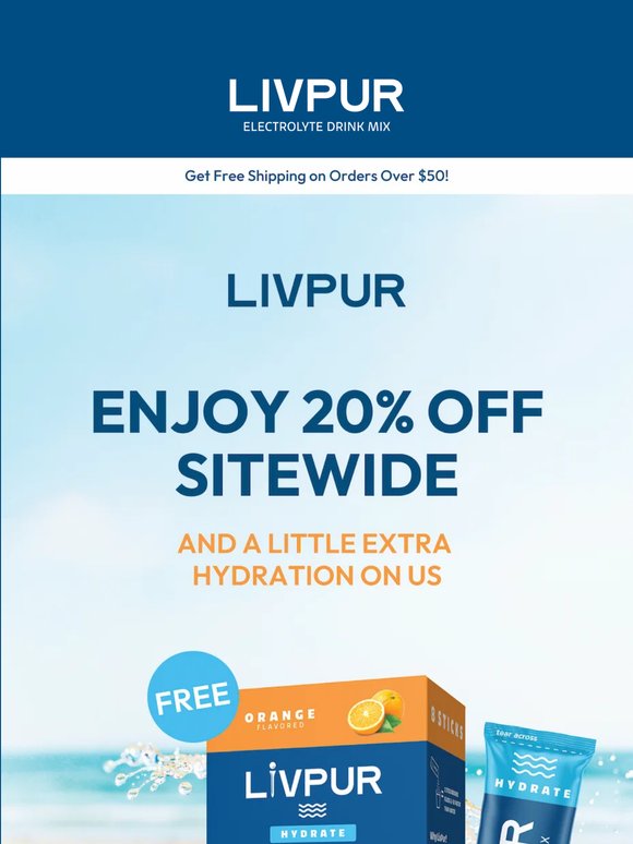 FREE Hydration On Us!