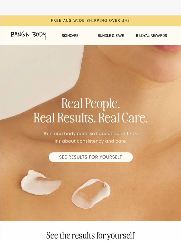 Real People, Real Results, Real Care 💛
