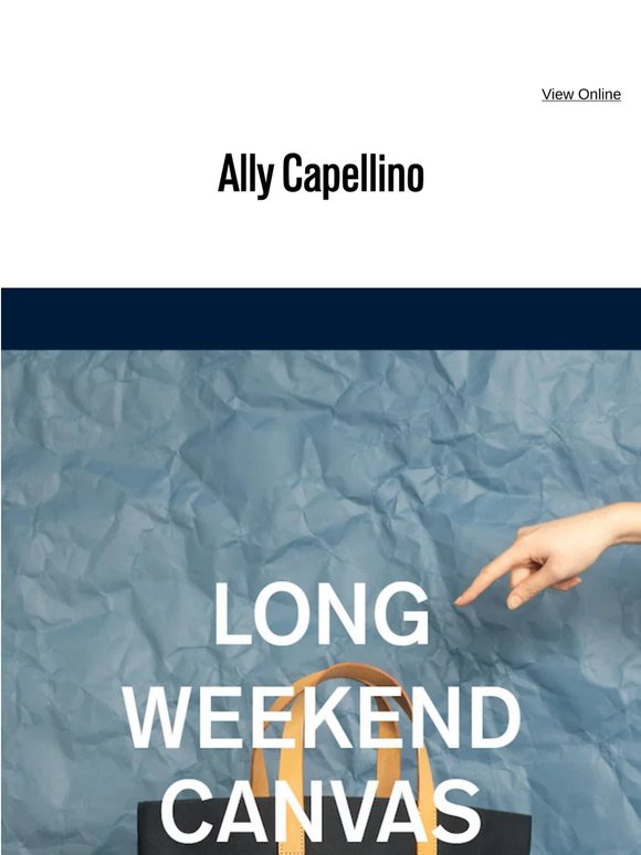 Long Weekend Canvas Sale