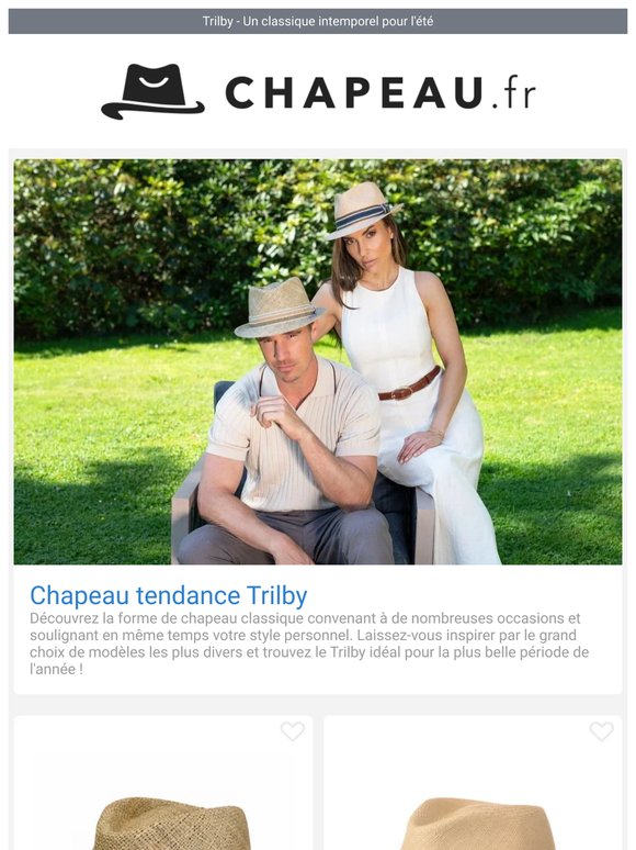 Attention aux créateurs de tendances ☀️ Des Trilbys pour un été idéal
