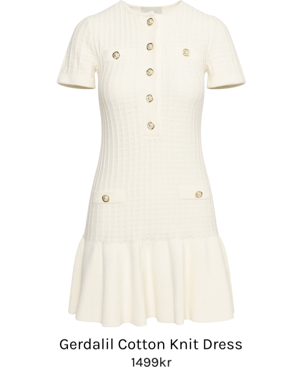 Image of Gerdalil Cotton Knit Dress