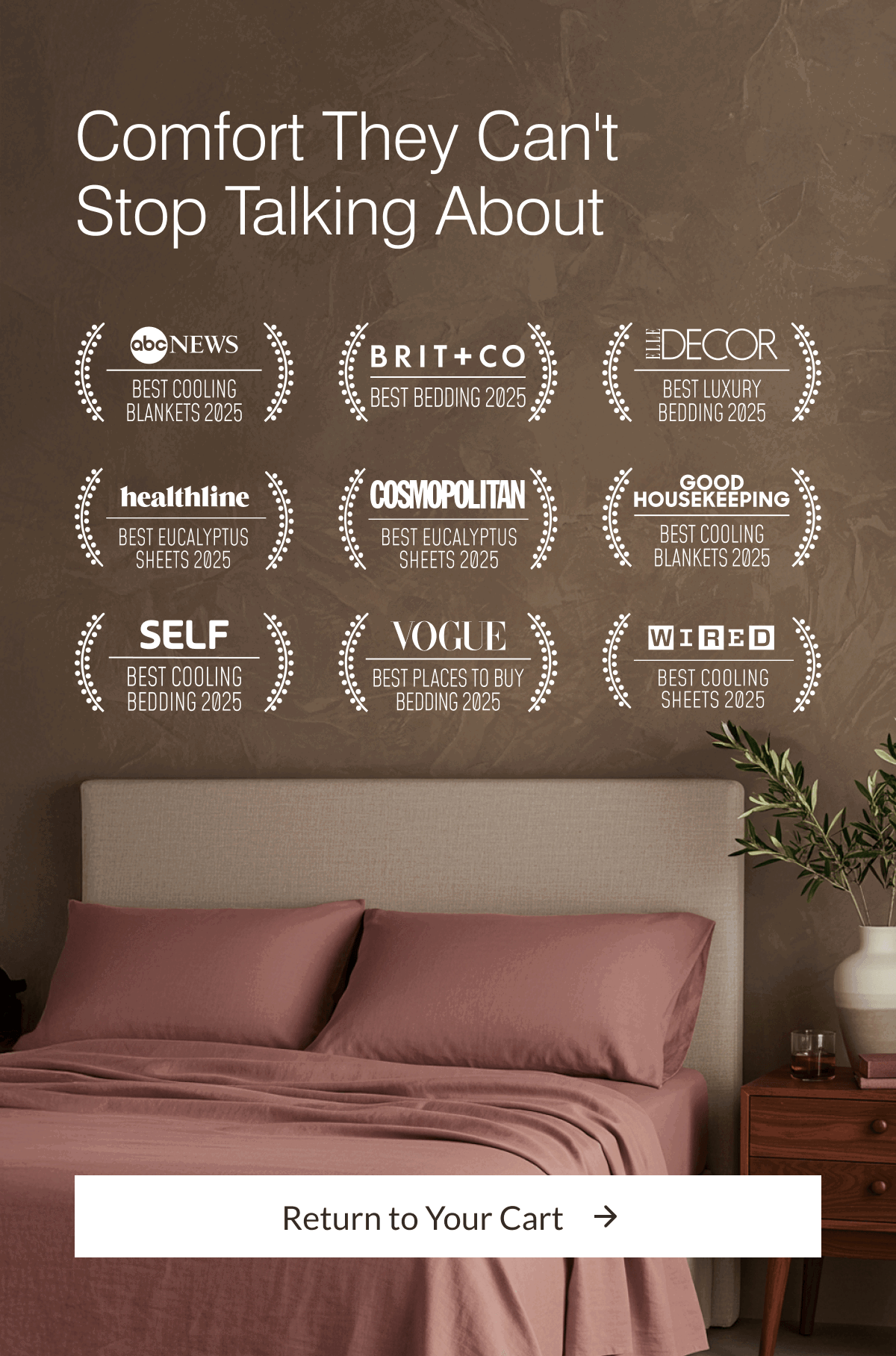 Deep sleep depends on continuous cycles. Buffy helps you sleep cooler.