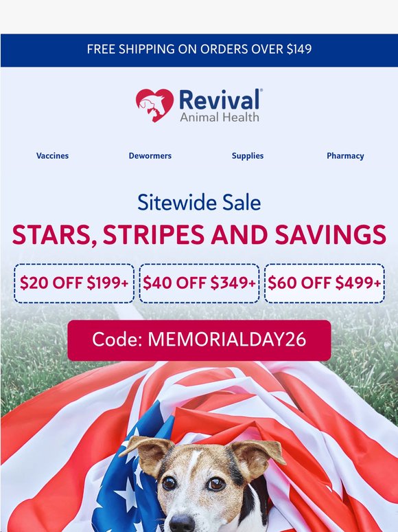 Reminder: Stars, Stripes & Savings 🇺🇸