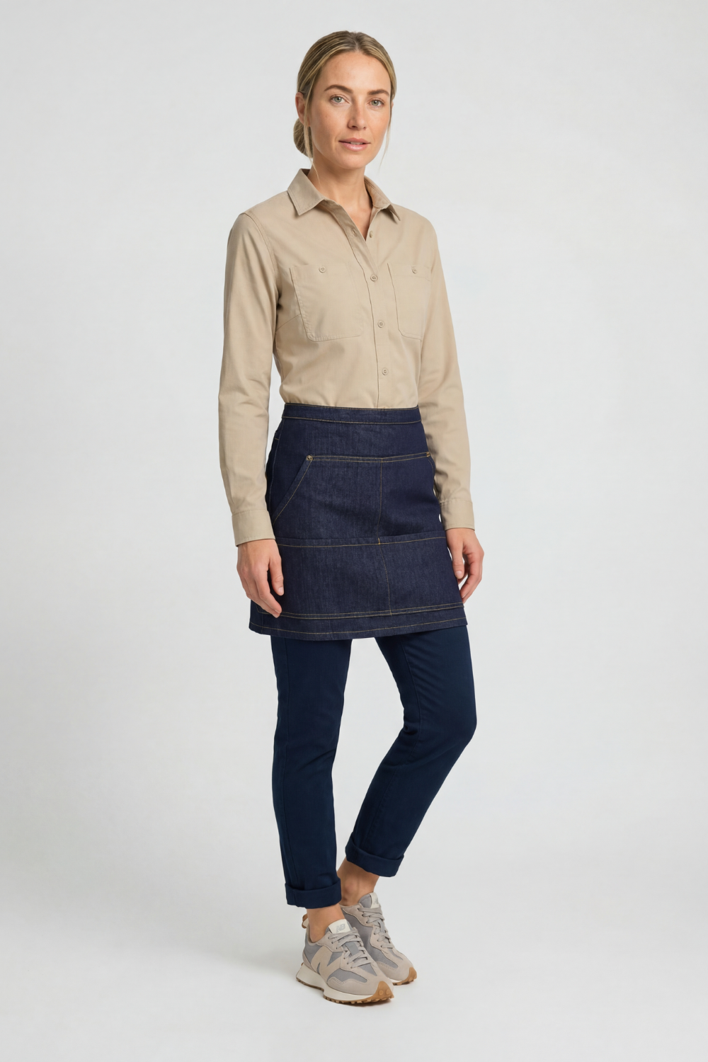 Image of Premier Denim Waist Apron, Indigo Denim
