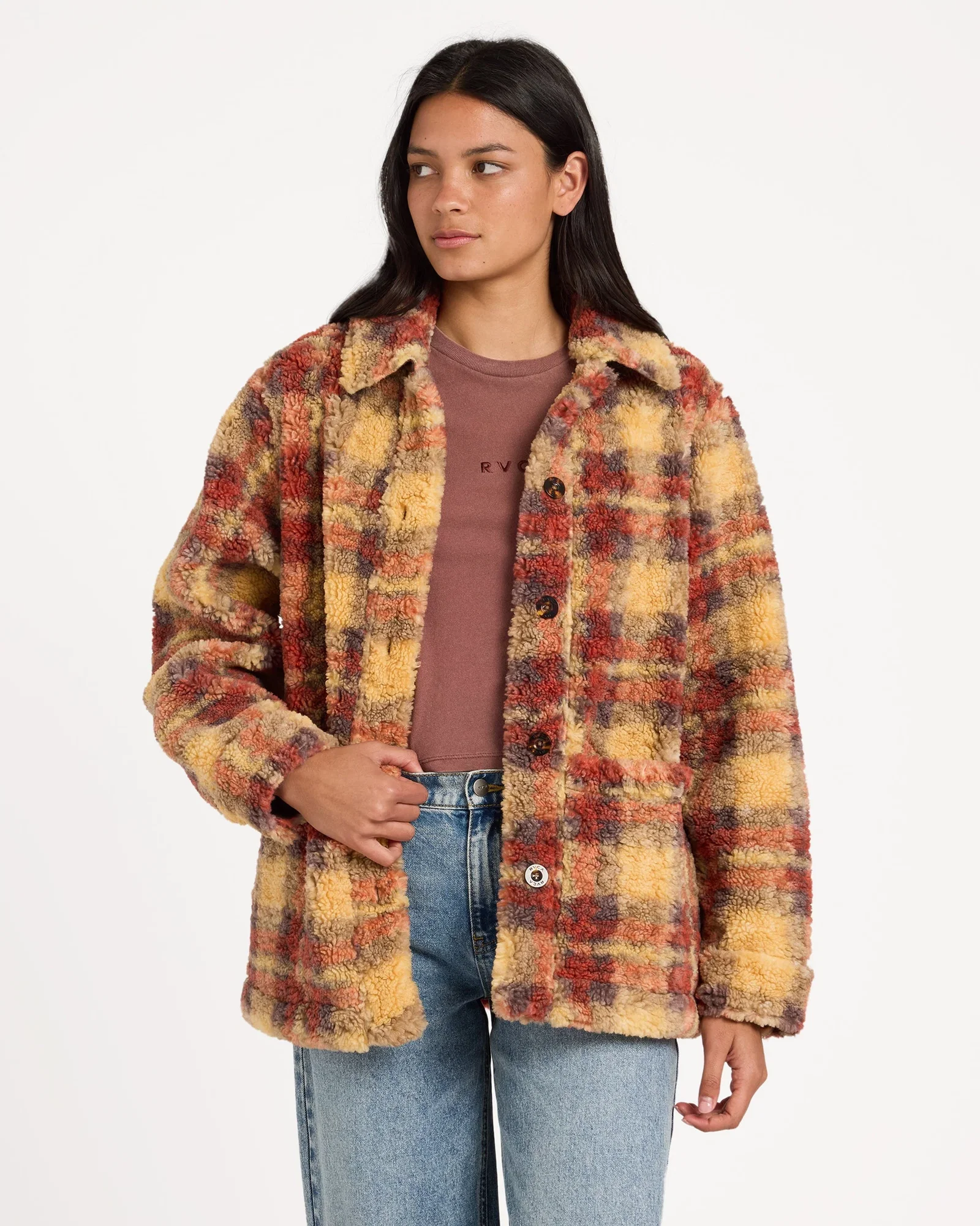 Womens Nell Sherpa Fleece Jacket