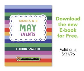 Free May eBook from Teacher Created Resources