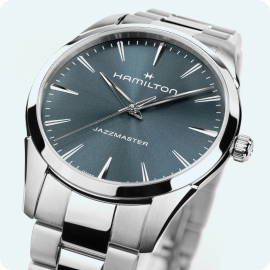Hamilton Jazzmaster Quartz Blue Dial 40mm H32461141