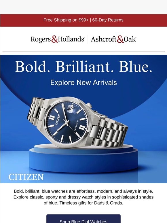 ⌚️New & Blue Watches | Timeless Gifts for Dads & Grads