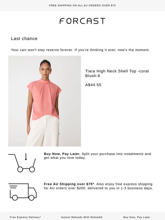 Last chance to check out