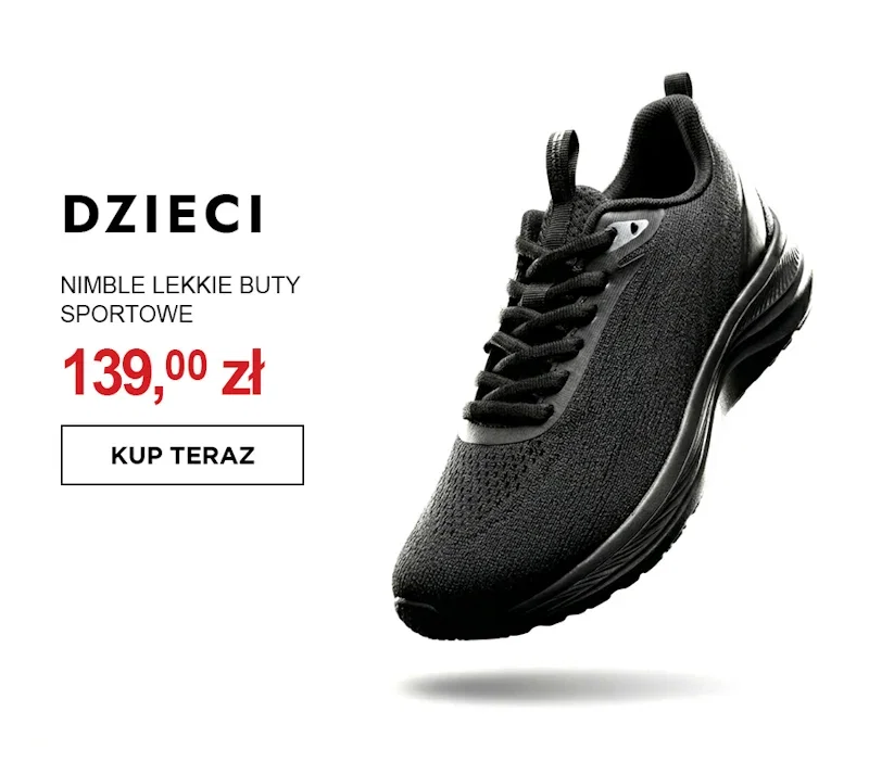 Nimble lekkie buty sportowe dla dzieci